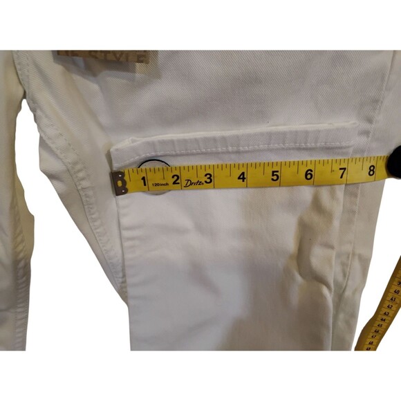 Levis 511 Jeans Mens 30x32 White Slim Fit Mid Rise Denim Pants Stretch - Picture 5 of 8